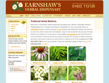 Tablet Screenshot of earnshawsherbaldispensary.co.uk